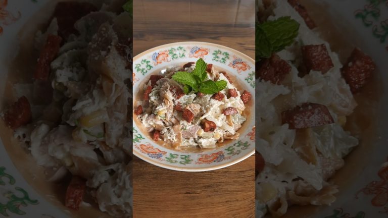 New Style, Quick and Easy Chicken Pasta Salad Recipe