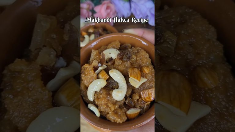 Viral Makhandi Halwa Recipe👌😘#halwa #dessert #makhandihalwa #recipe #shortsfeed #short #shortvideo