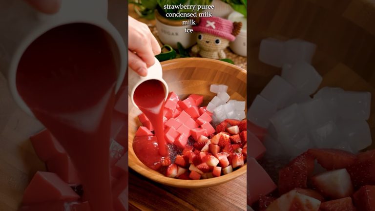 THE BEST STRAWBERRY SAGO