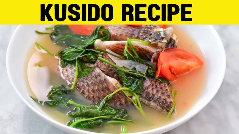 Kusido Recipe | How to Make a Light and Comforting Filipino Fish Soup