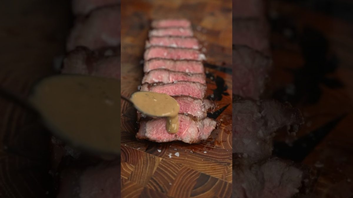 The Easiest way to Level up your Steak! | Steak with Pan Sauce Recipe #shorts