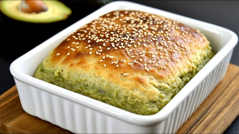 Healthy KETO Avocado Bread Recipe in 5 Minutes! NO Sugar! NO Gluten! NO Yeast! 🥑