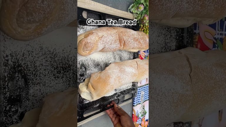 Authentic Ghana Tea Bread Recipe | Easy Tea Bread Recipe #ghanafood #breadrecipe #shortfeed