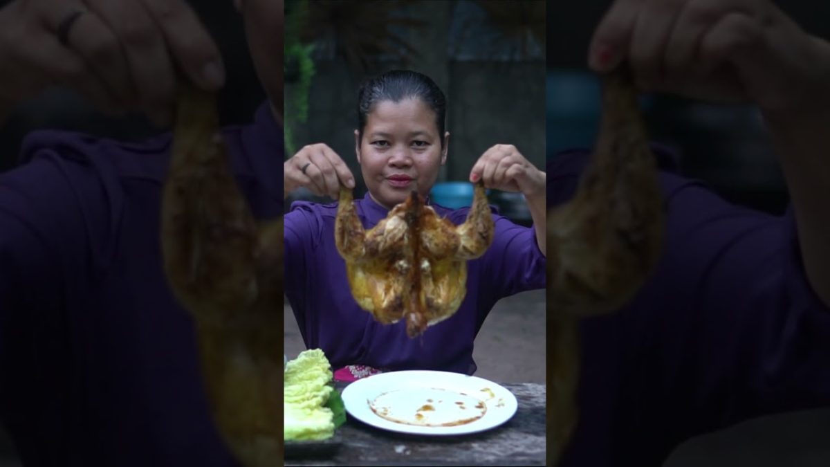 Chicken grilled #shorts #food #grilltime #chickenrecipes #mukbang #smokegrill #chickenparts #eating