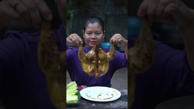 Chicken grilled #shorts  #food #grilltime #chickenrecipes #mukbang #smokegrill #chickenparts #eating