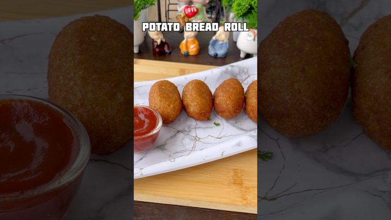 Trending recipe of potato bread roll #shorts #recipe #bread #potato #trending #viral #shortsfeed