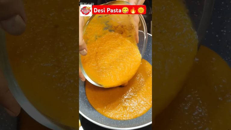 Best Desi Pasta Recipe Must try 😋🔥🌞 #youtubeshorts #food #recipe #pasta #viralvideo #cookingathome