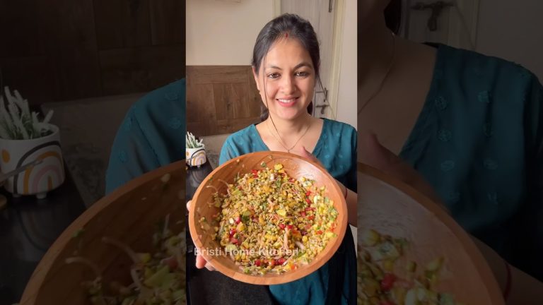 Itna bnati khati hai Moti kyu nhi hoti? 😆 #shorts #bristihomekitchen #salad