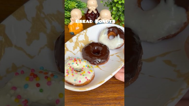 Spongy Bread Donuts #shorts #donuts #recipe #food