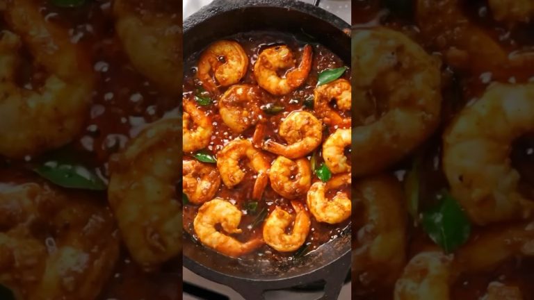 Spicy butter garlic prawns #masterchef #recipe #prawnsrecipes