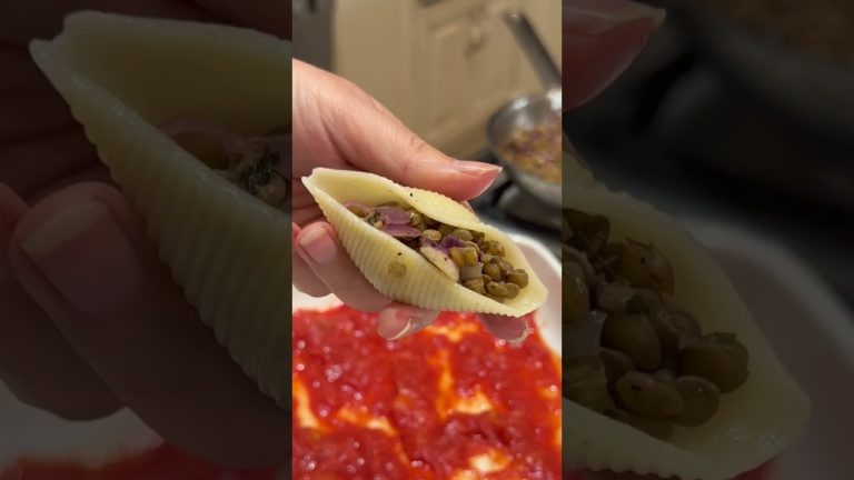 Mercimekli Conchiglioni #makarna #pasta