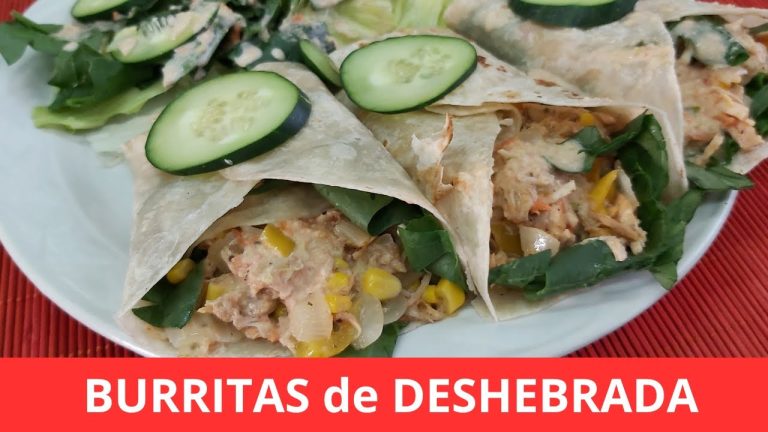 Burritas de deshebrada.- RecetasdeLuzMa