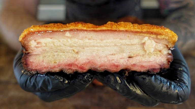 Ultra Crispy Skin Smoked PORK BELLY