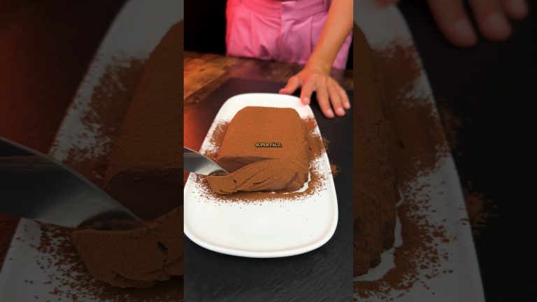 postre saludable de chocolate #recetas