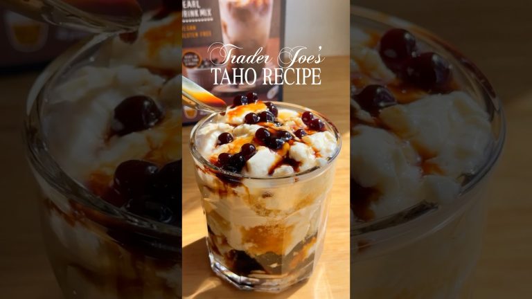 Trying the Trader Joe’s Taho Recipe Hack 🇵🇭 #traderjoes #recipe #foodhacks