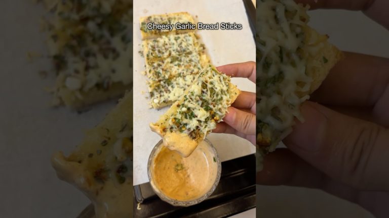 Yummy Cheesy Garlic Bread Sticks #shorts #viral