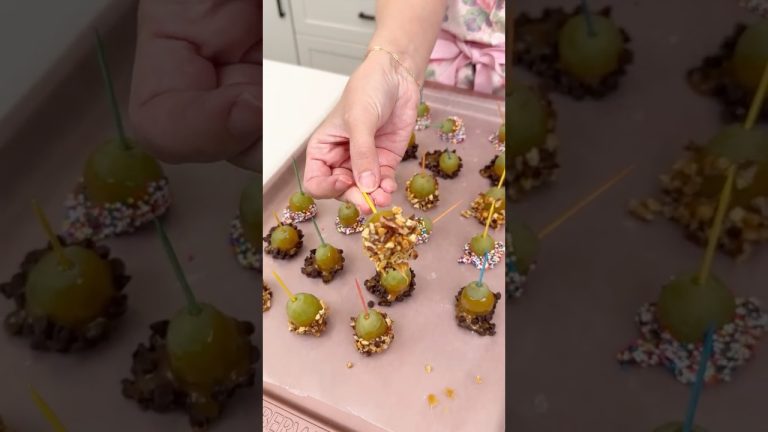 Easy Summer treats  #easyrecipe #recipe #grapes #caramel #dessert