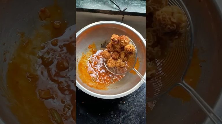 Maggi Manchurian 😍#shorts #manchurian #youtubeshorts