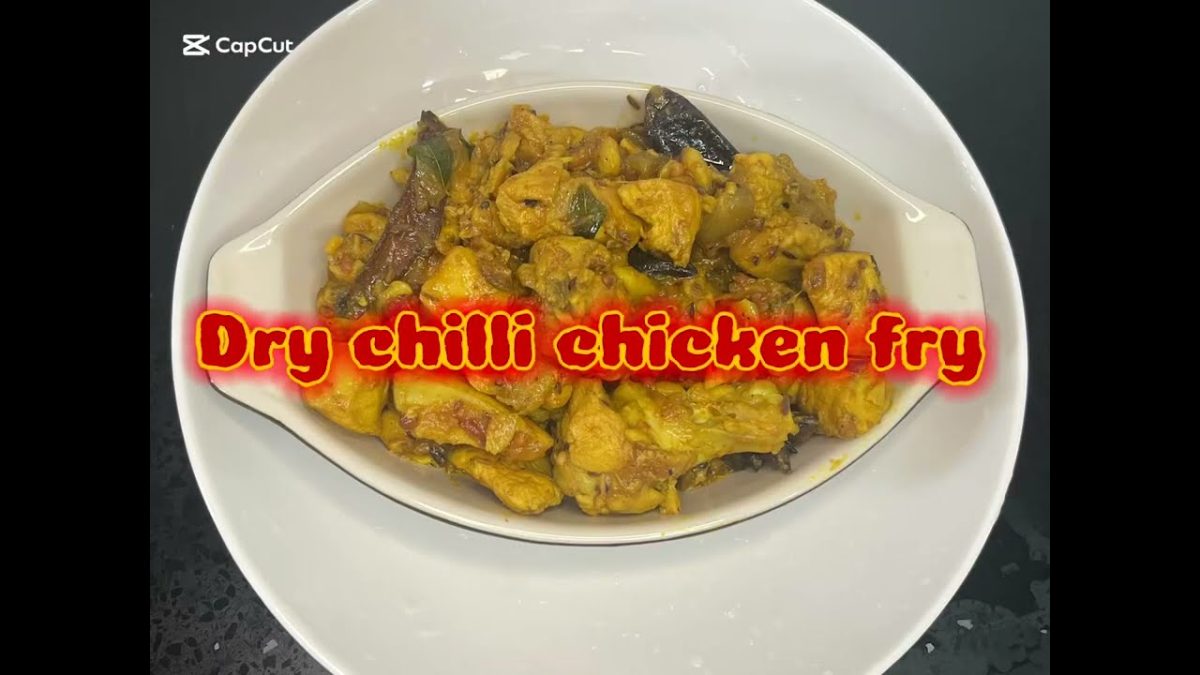 Dry Chilli 🌶️ chicken fry/ Kozhi varuval / easy chicken recipes