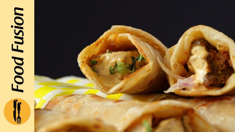 Boti Kabab Paratha Roll Recipe by Food Fusion