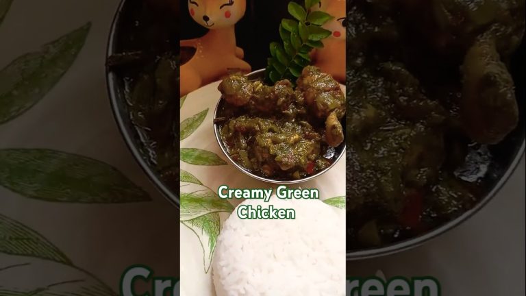 Green Chicken Recipe | க்ரீன் சிக்கன் ரெசிபி | हरी चिकन रेसिपी #trending #food #short #chicken