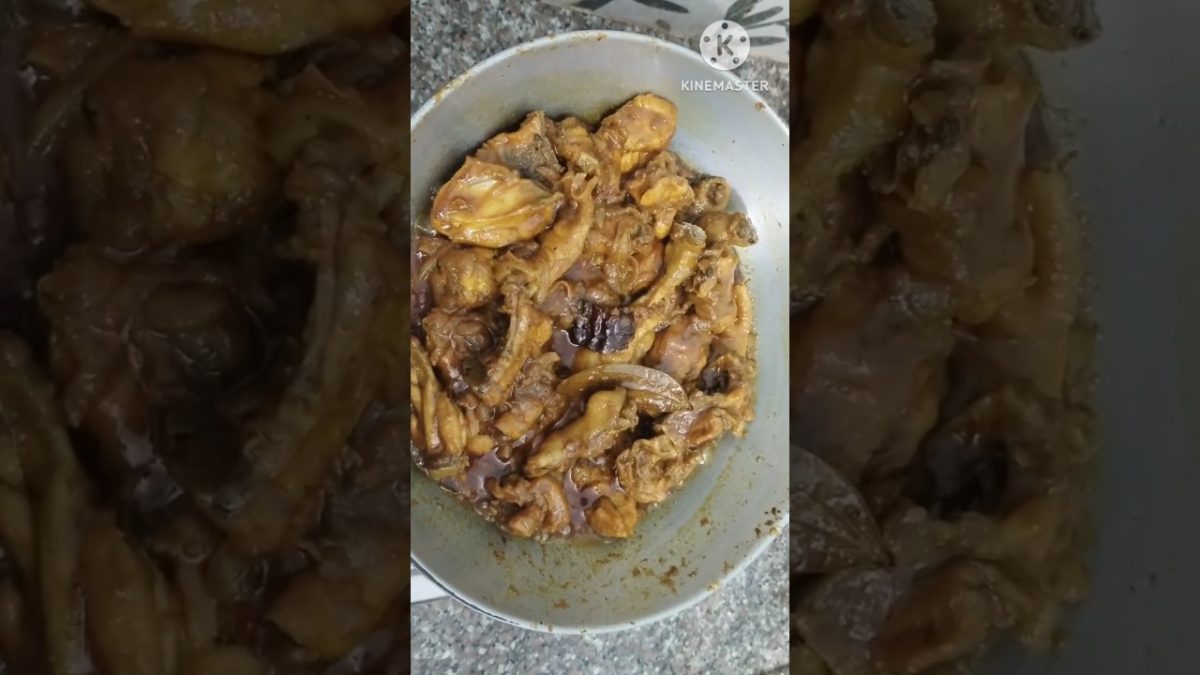 बिहारी स्टाइल चिकन बनाए। chicken bhuna masala recipe #short #food #chicken #shortsanmol6668.