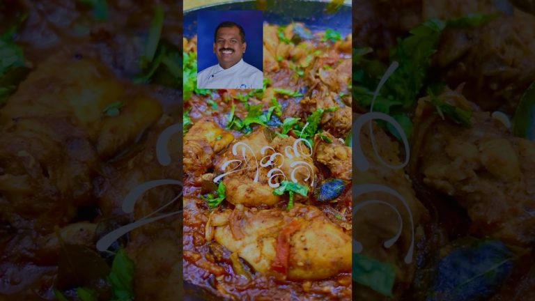 ഷെഫ് പിള്ളയുടെ Simple chicken curry recipe #chicken #curry #recipe #musttry #sureshpillai #shorts