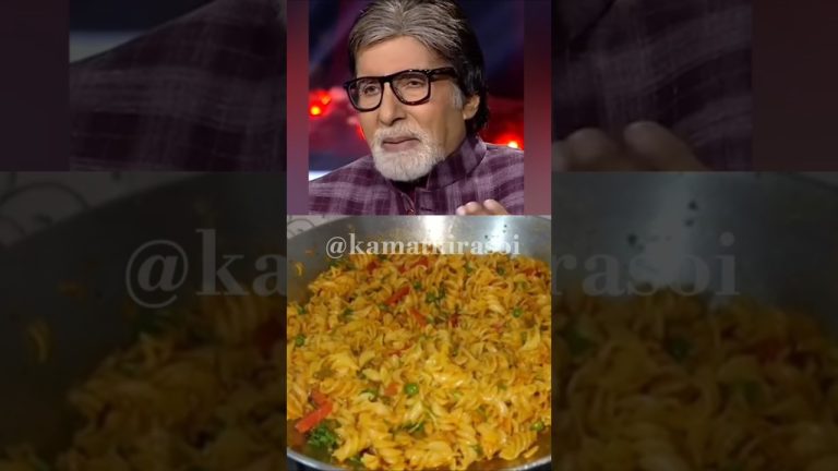 Amitabh sir bhi like veg pasta #shorts #pastalover #pastarecipe  #amitabhbachchan @kamatkirasoi