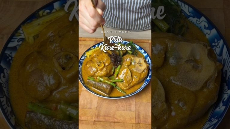 Pork Pata Kare Kare