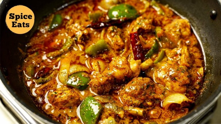 Dhaba Style Kadai Chicken Recipe | Kadai Masala Chicken | Kadai Chicken
