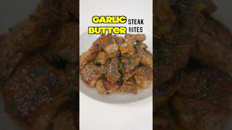 Sizzlin’ Garlic Butter Steak Bites 🧄🔥