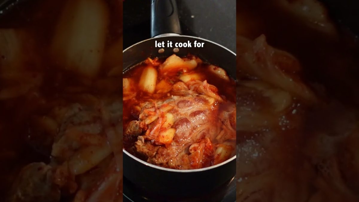 Easy Kimchi Jjigae (Stew) with Pork Recipe