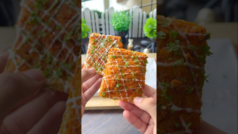 #shorts Viral Bread Pizza Puff #easyrecipes  #ashortaday