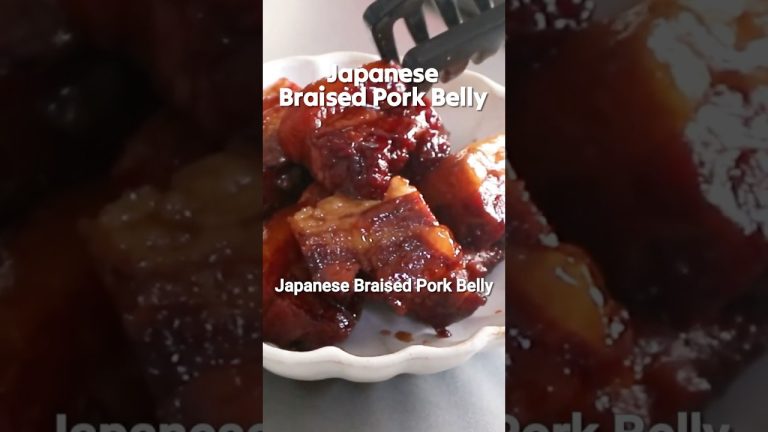 How to Make Japanese Braised Pork Belly Kakuni | Authentic & Easy Recipe for Beginners