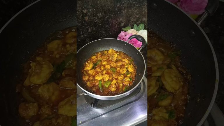 Prawn Roast Recipe Restaurant style #seafood #foodie #homemade #recipe #trending #youtube #diy