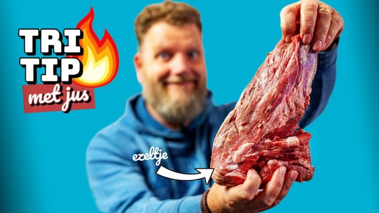 LOW and SLOW Maminha op de houtskool BBQ met vleesjus!