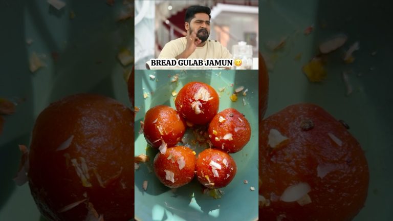 🔥😱Perfect bread gulab jamun♥️Leftover bread recipe #zeetamilserial #breadgulabjamun #shorts