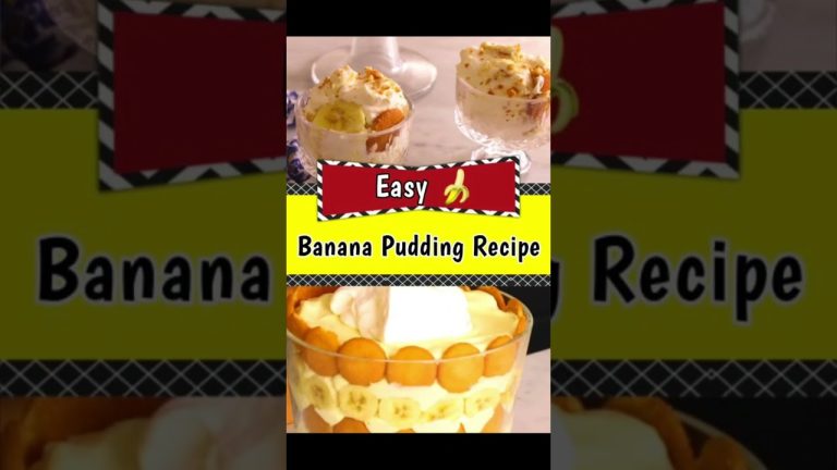 Easy Banana Pudding Recipe – Dessert Recipes