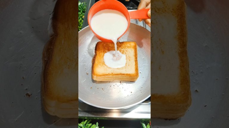 Easy Bread Malai Dessert Recipe | bread Malai custard | desserts recipes #shorts #bread #recipe