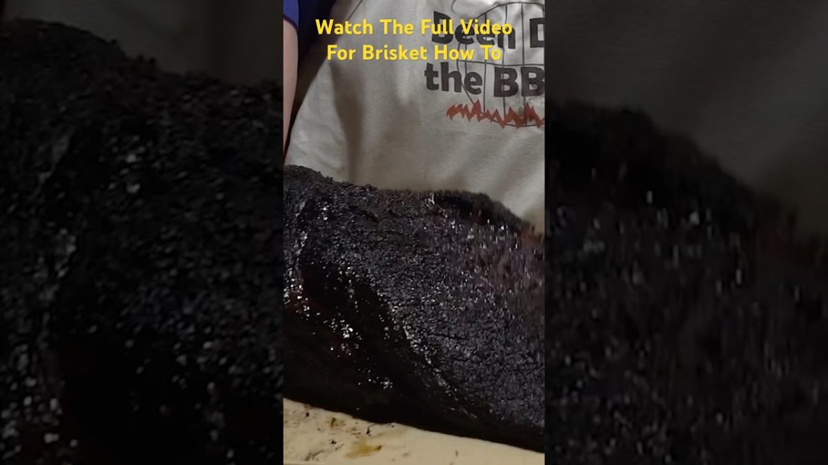 Beautiful Texas Brisket #bbq #brisket #shorts