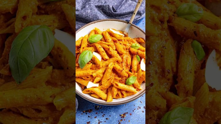 Roasted Red Pepper Pasta – Creamy, Dreamy, Addictive