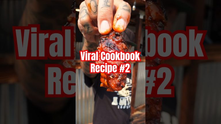 Viral Cookbook Recipe # 2: Buffalo Wings on Steroids 2021 #chickenwings #cookbook #bbq #recipe