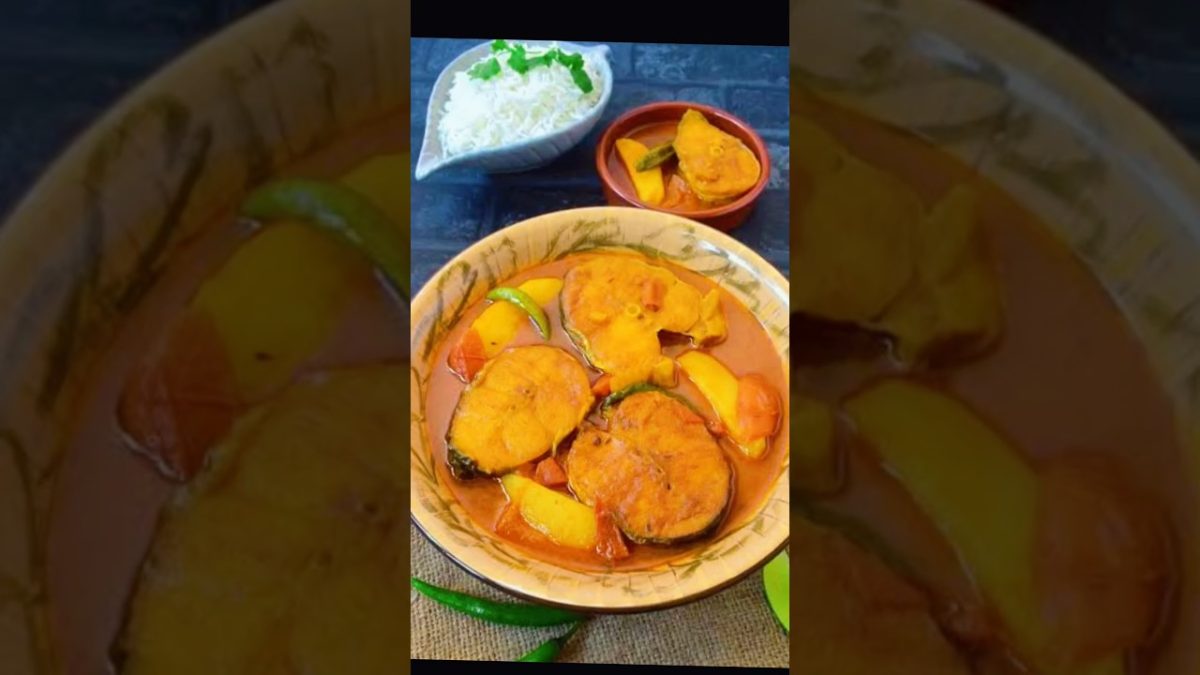 Aalu,Baigan Rahu Fish Recipe #shorts #rohufish #cooking