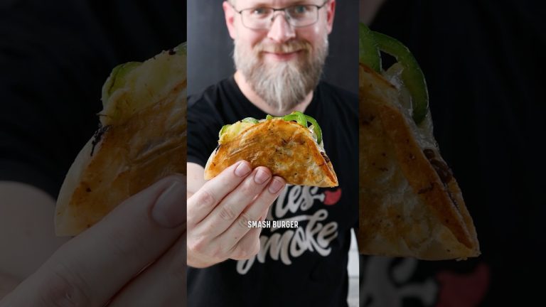 FRIED Smash Burger Tacos 🌮