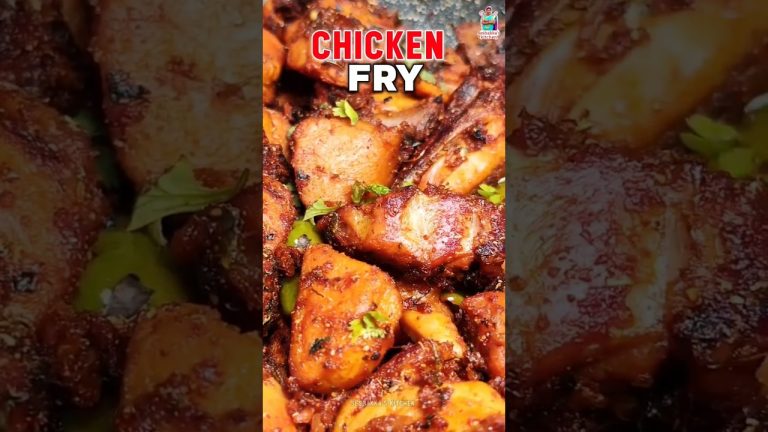 చికెన్ ఫ్రైని ఇలా చేస్తే టేస్ట్ మాములుగా ఉండదు 😋| Chicken Fry #chickenfry #shorts #trending