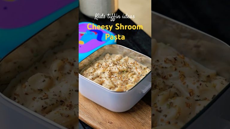 Homemade sauce Cheesy Pasta | White sauce | Kids tiffin Box Idea | easy Recipe #schooltiffinbox