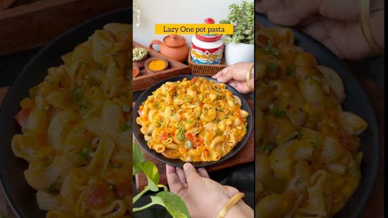 #ytshorts Lazy one pot Pasta recipe| Trust me it is the Easiest way to make pasta 😍
