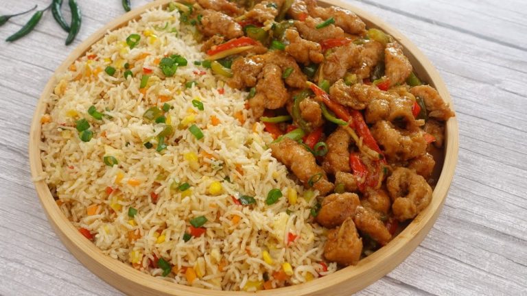 Chicken Chilli Dy With Egg Fried Rice By Recipes of the World