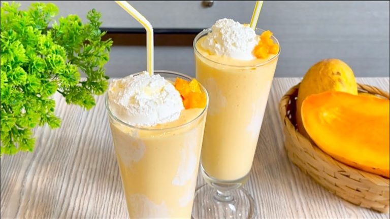 Mango Milkshake Recipe | Fresh Creamy Mango Shake | Summer Special Drinks | Mango Smoothie Recipe