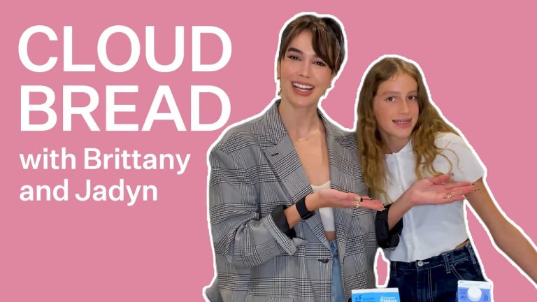 Brittany Xavier And Her Daughter Attempt Viral Cloud Bread Recipe | The Zoe Report